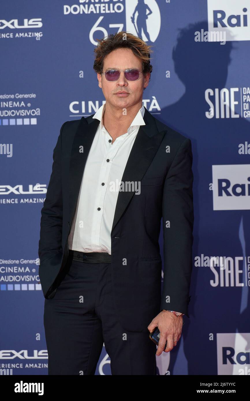 Italy, Rome, 03 May, 2022. Red carpet of the David di Donatello movie  awards 2022 at the Cinecitta' Studios. Pictured: Gabriel Garko Photo Fabio  Mazzarella/Sintesi/Alamy Live News Stock Photo - Alamy