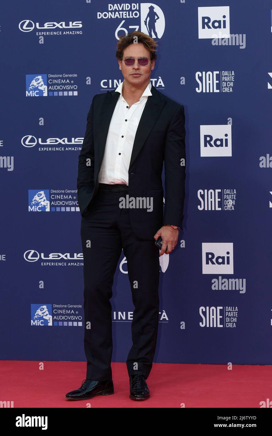 Italy, Rome, 03 May, 2022. Red carpet of the David di Donatello movie  awards 2022 at the Cinecitta' Studios. Pictured: Gabriel Garko Photo Fabio  Mazzarella/Sintesi/Alamy Live News Stock Photo - Alamy
