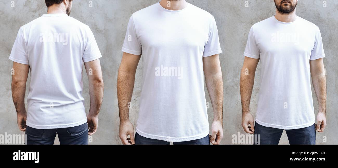 Blank black t shirt front back hi-res stock photography and images - Alamy