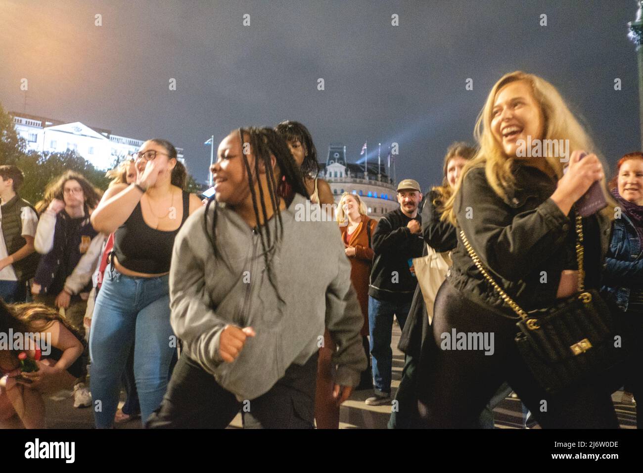 Speakerbox Street Party holds a music/dance event outside The Portrait