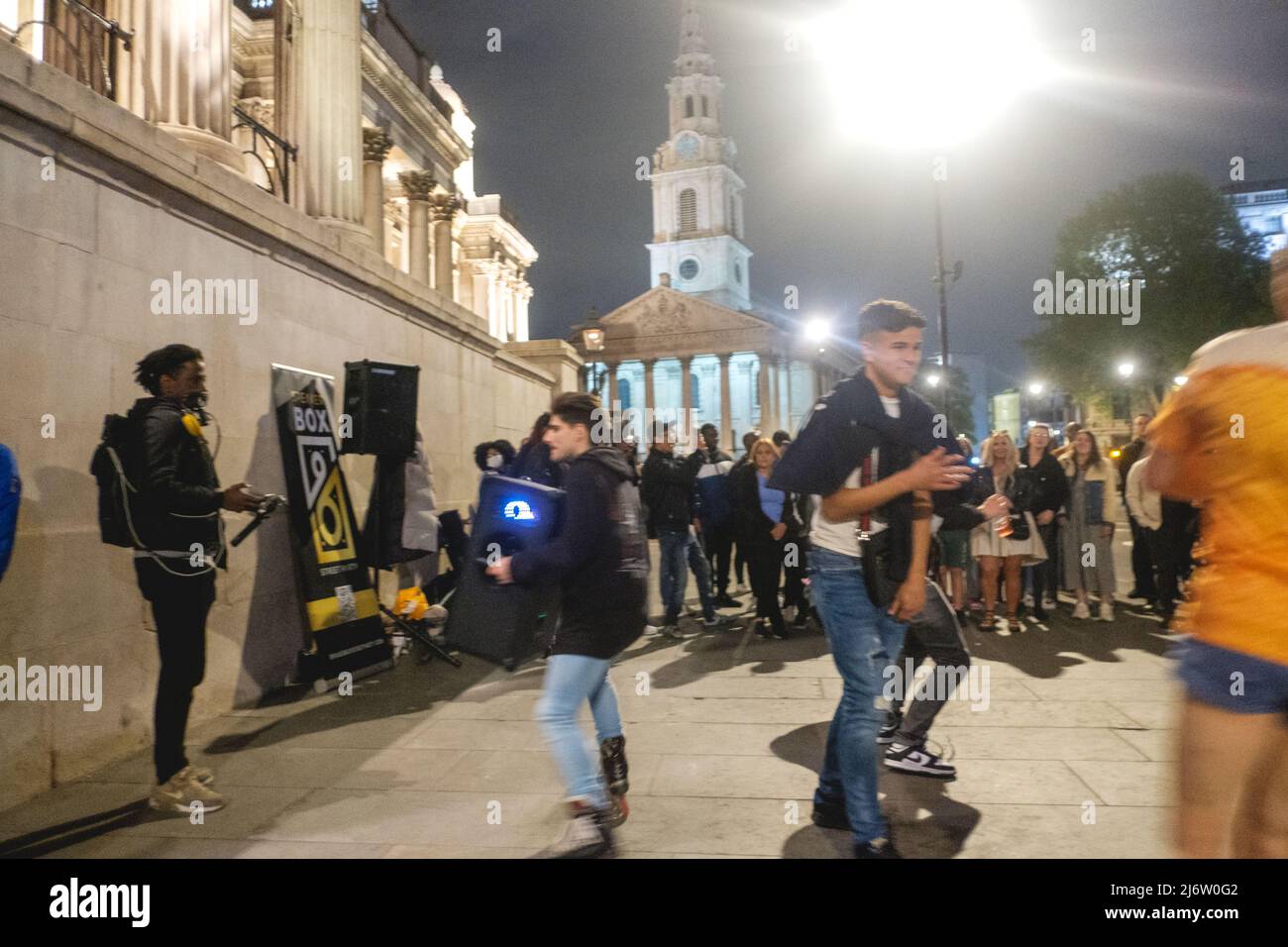 Speakerbox Street Party holds a music/dance event outside The Portrait