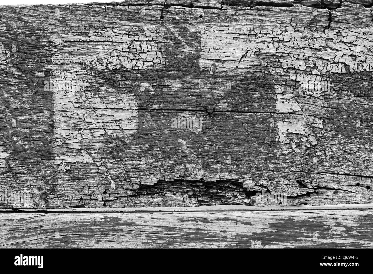 Old peeling paint on a vintage plank of wood Stock Photo - Alamy