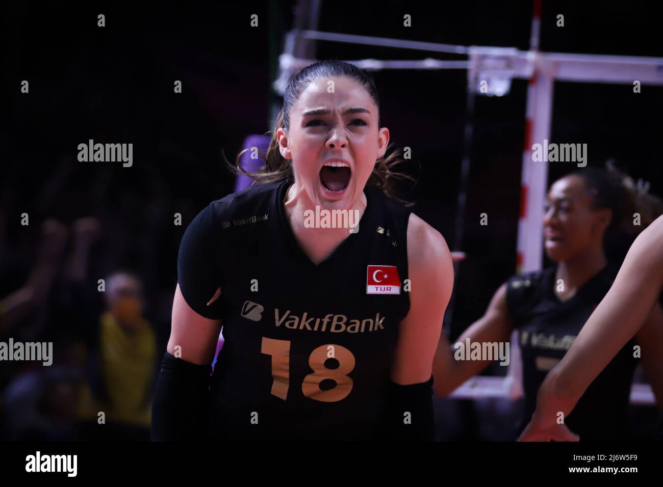 ANKARA, TURKEY DECEMBER 19, 2021 Zehra Gunes in Vakifbank vs Imoco