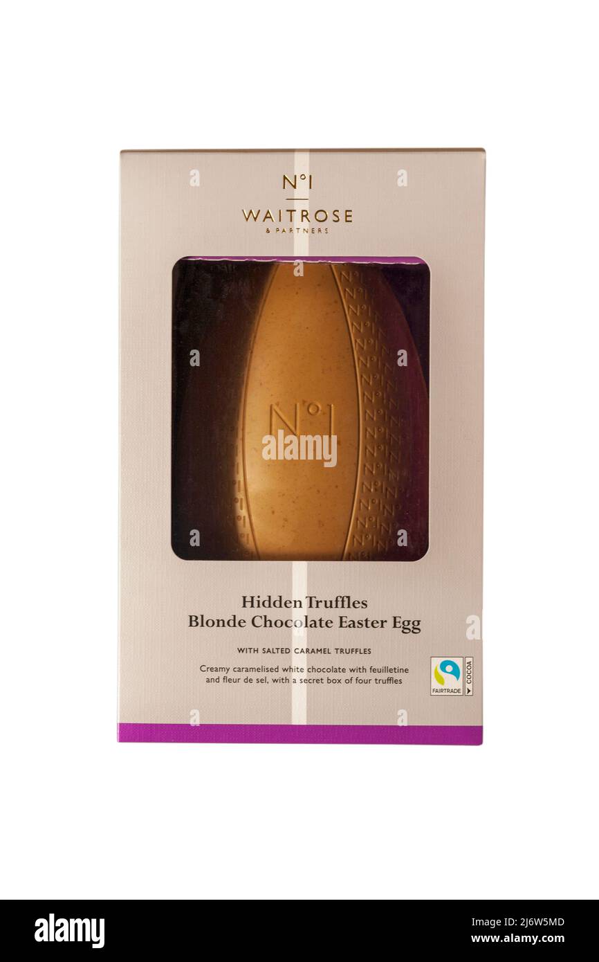 White chocolate with caramelised sugar feuilletine wafer and salt egg