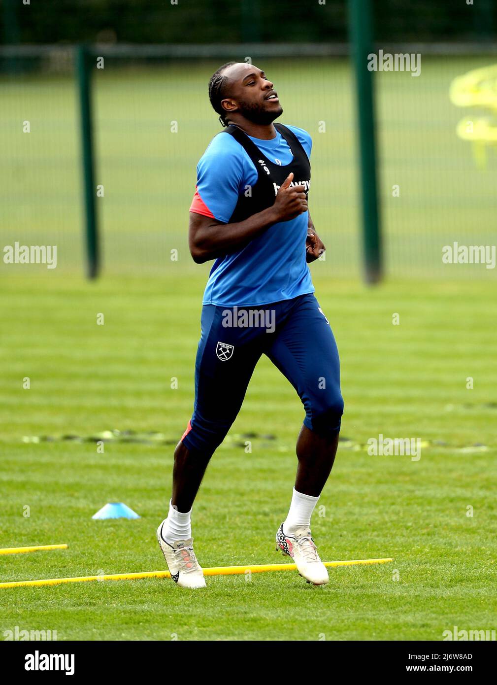 West Ham United's Michail Antonio during a training session at Rush