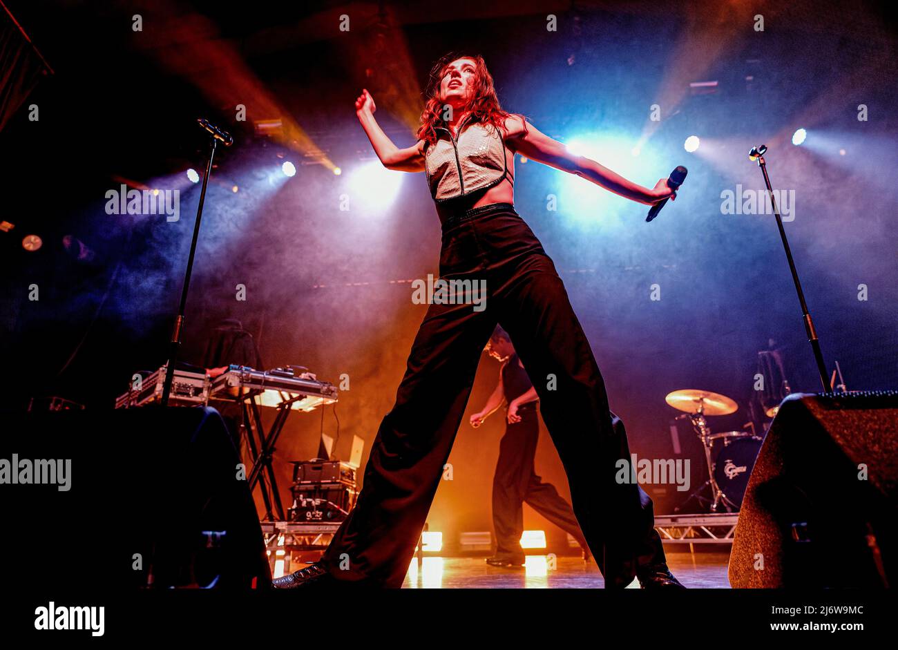 May 3, 2022: Janet Planet of Confidence Man live at o2 Ritz Manchester on their ''Tilt'' European tour (Credit Image: © Andy Von Pip/ZUMA Press Wire) Stock Photo