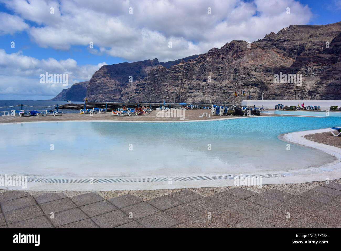 Los Gigantes in Tenerife, Canary Islands in September Stock Photo