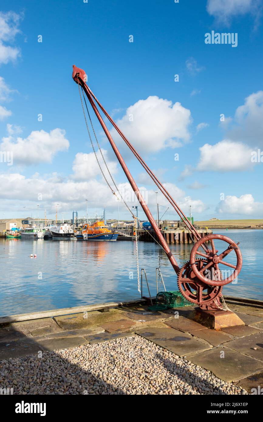 View of the harbour, Stromness, Orkney, UK 2022 Stock Photo