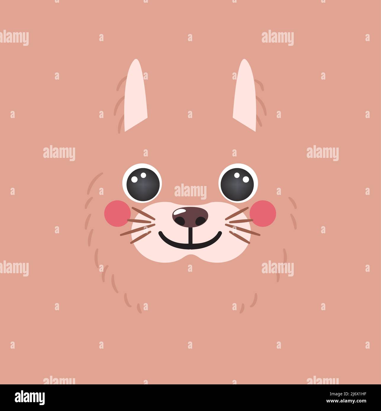 Animal icon square head rabbit Cut Out Stock Images & Pictures Alamy