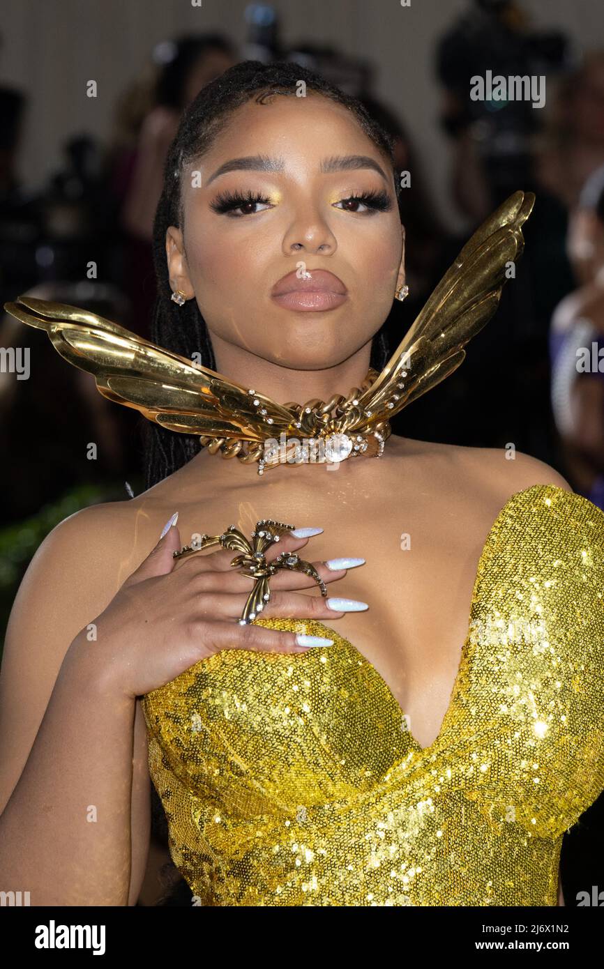Chloe Bailey attends The 2022 Met Gala Celebrating "In America An
