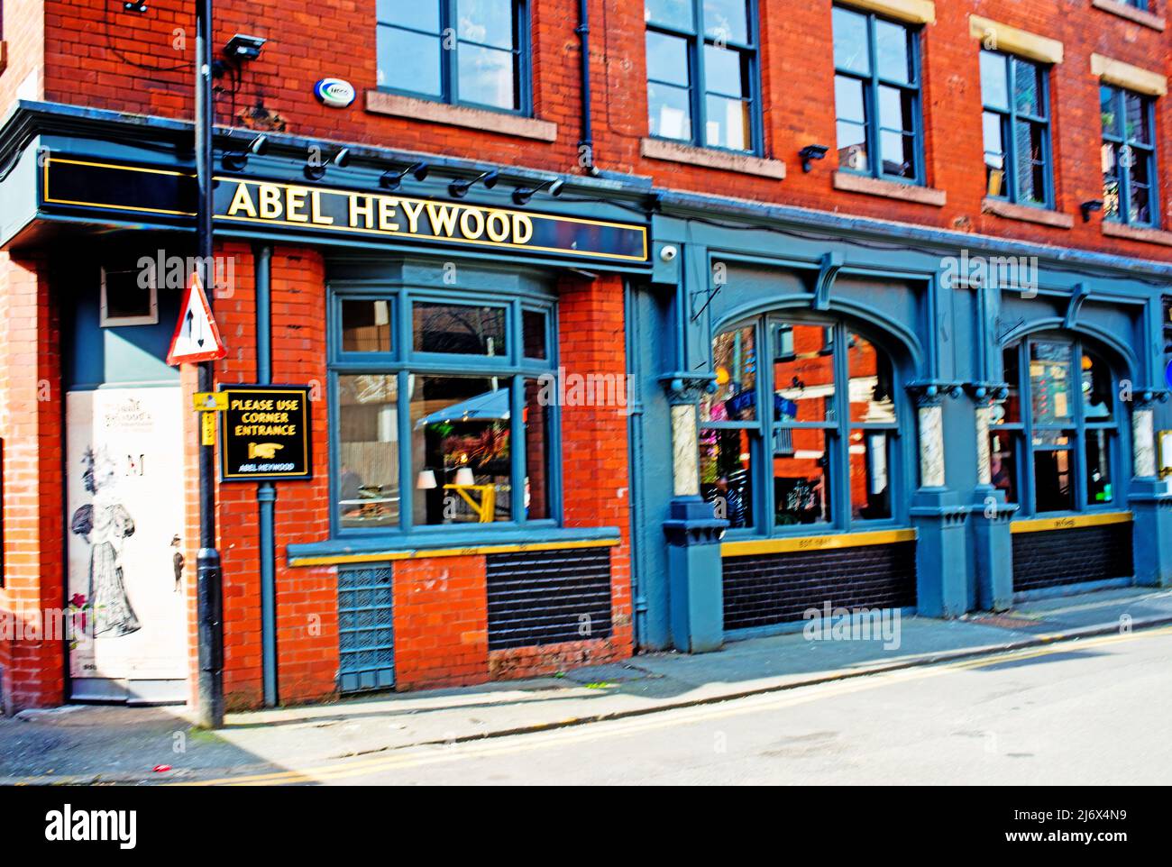 Abel Heywood Pub, Turner Street, Manchester, England Stock Photo