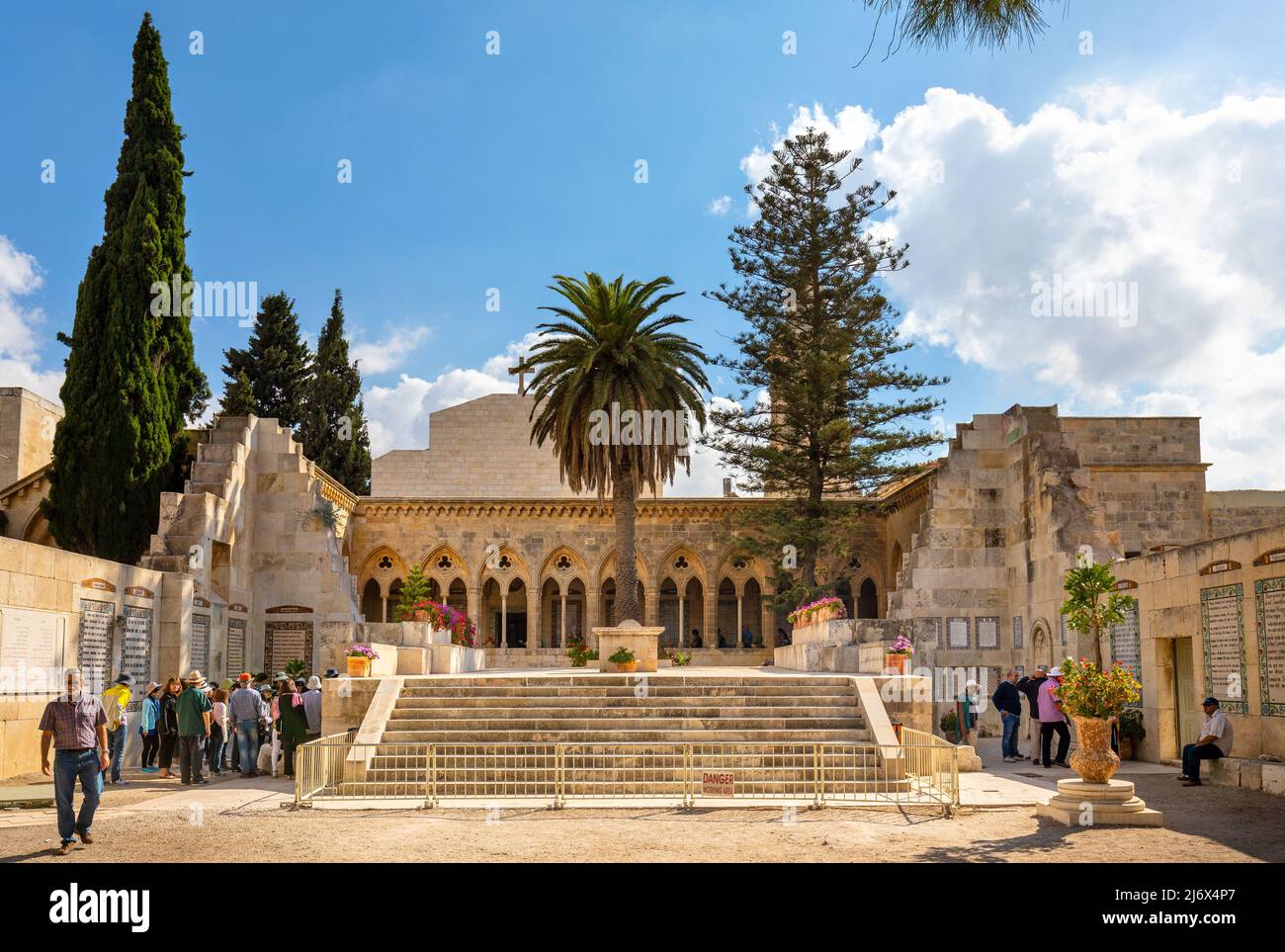 Jerusalem, Israel - October 13, 2017: Church of the Pater Noster known ...