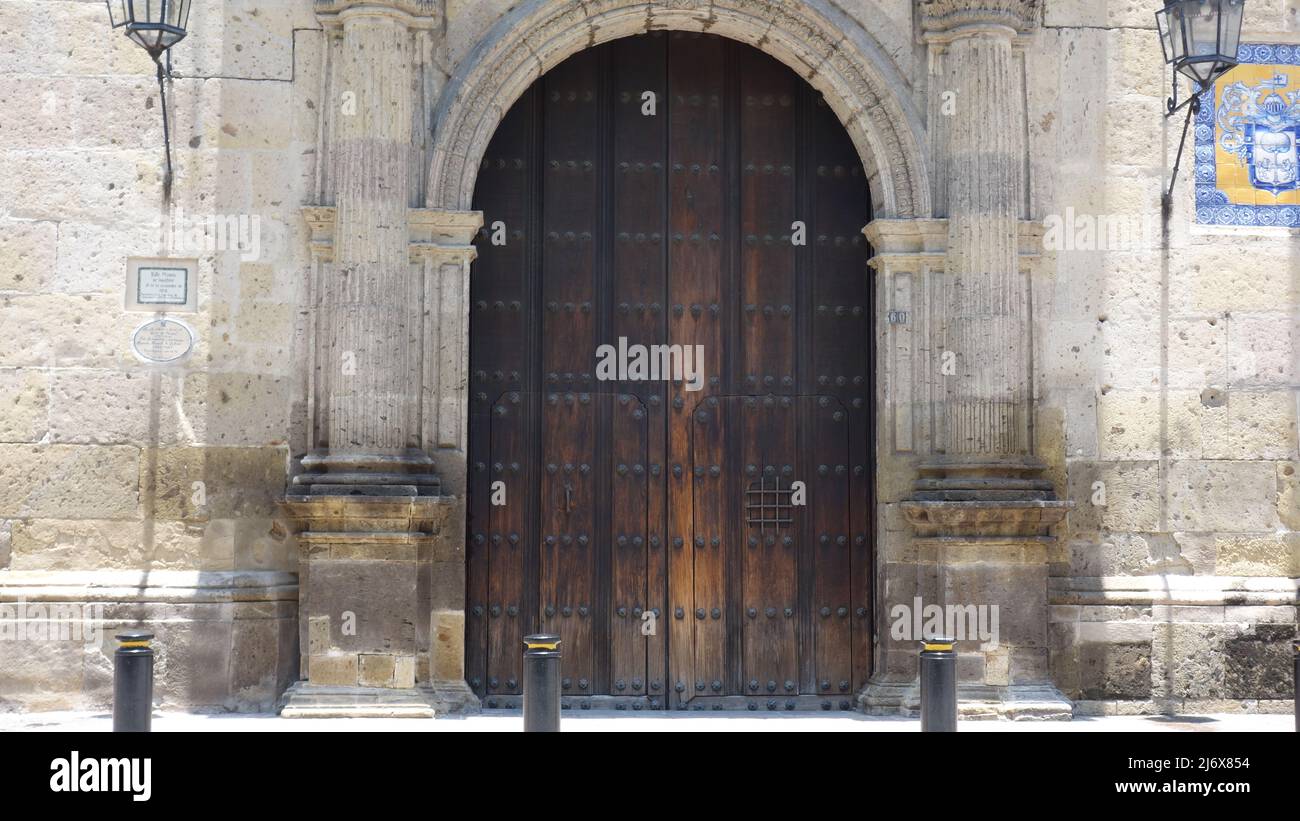 Door Closed of the Regional Archaeology Museum Guadalajara Jalisco ...