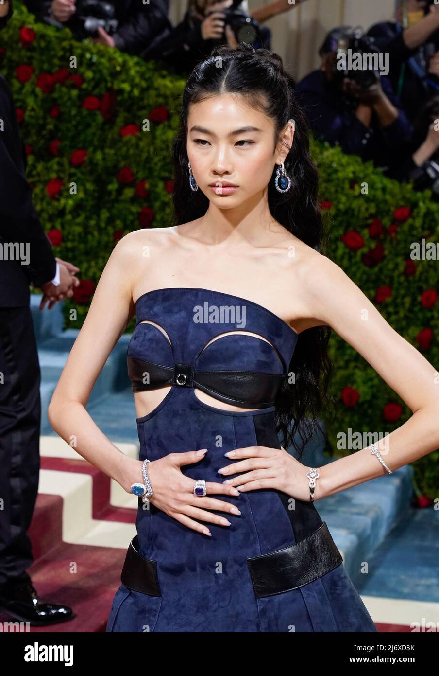 New York, United States. 2nd May, 2022. Jung Hoyeon arrives for the