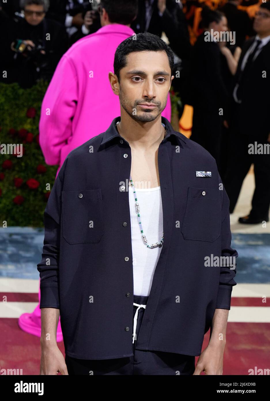 New York, United States. 2nd May, 2022. Riz Ahmed arrives for the 2022 ...