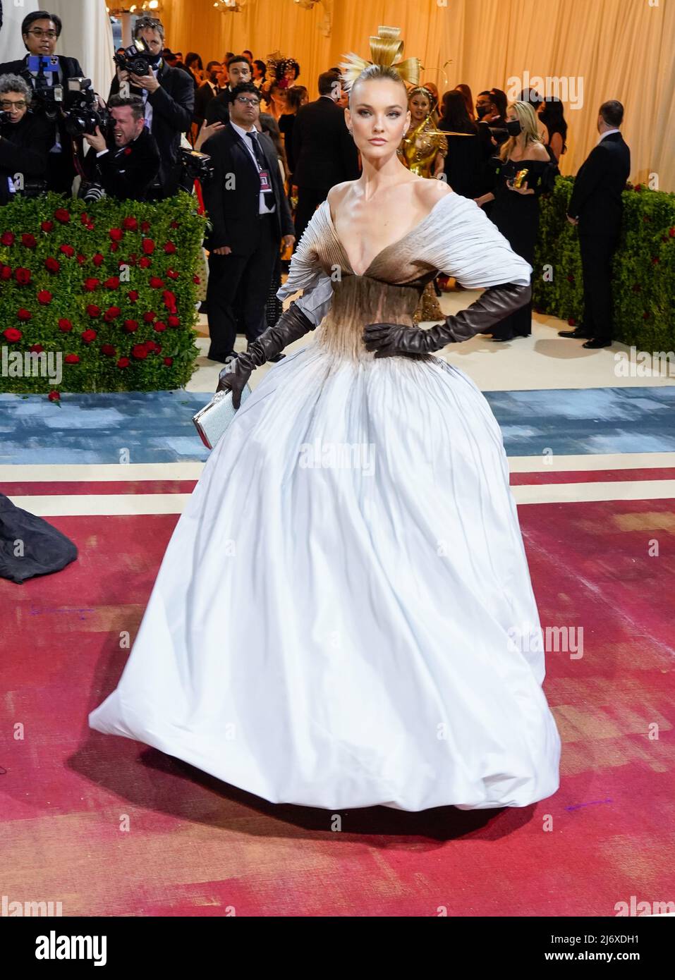 New York, United States. 2nd May, 2022. Caroline Trentini arrives for