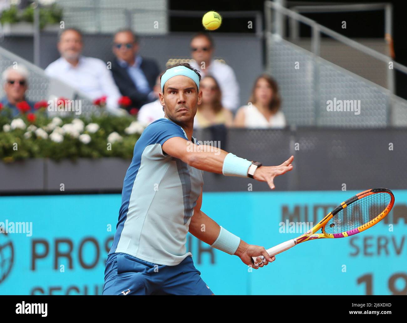 Rafael Nadal of Spain during the Mutua Madrid Open 2022 tennis tournament  on May 4, 2022 at Caja Magica stadium in Madrid, Spain - Photo: Laurent  Lairys/DPPI/LiveMedia Stock Photo - Alamy