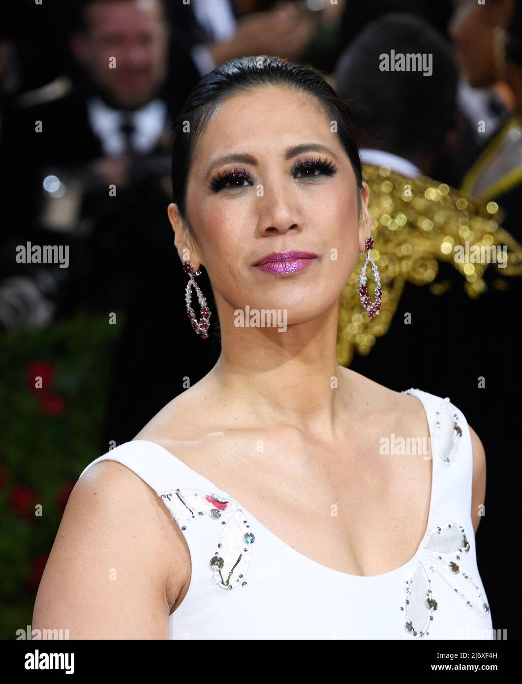 New York, United States. 2nd May, 2022. Agnes Chu arrives for the 2022