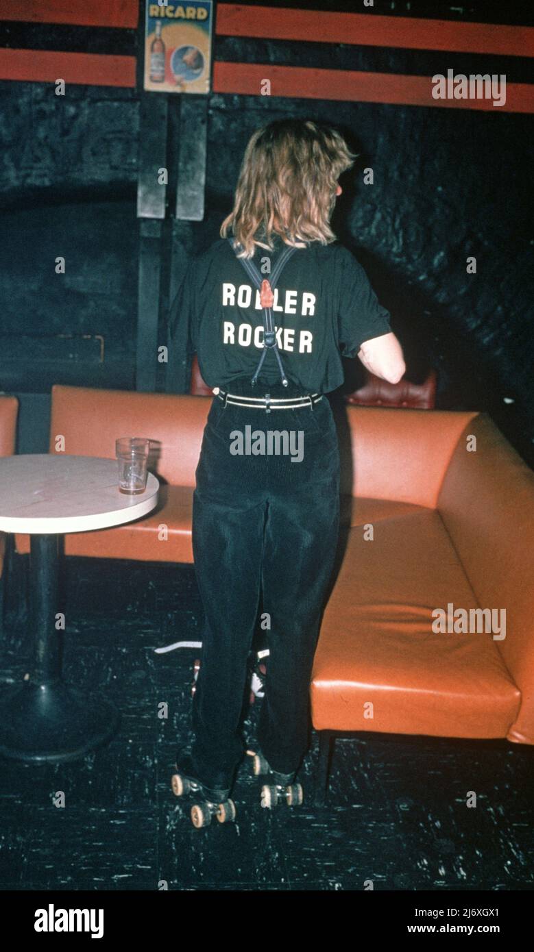 Roller Disco, London 70s, London 80s Stock Photo