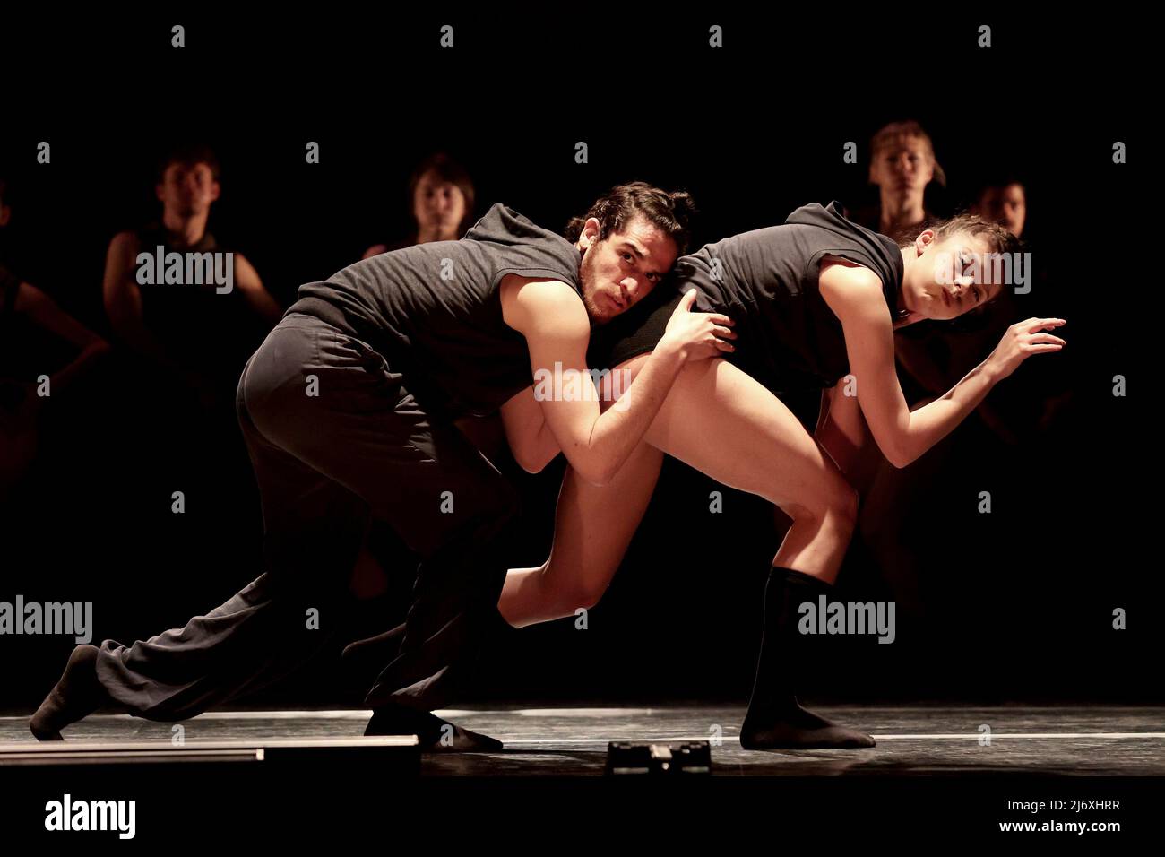Madrid, Spain; 04.05.2022.- 'Asylum' captures the phenomenon of immigration  and refugees within Madrid in Dance. The Kibbutz Contemporary Dance Company  opens the performances of the choreographic festival at Teatros del Canal on