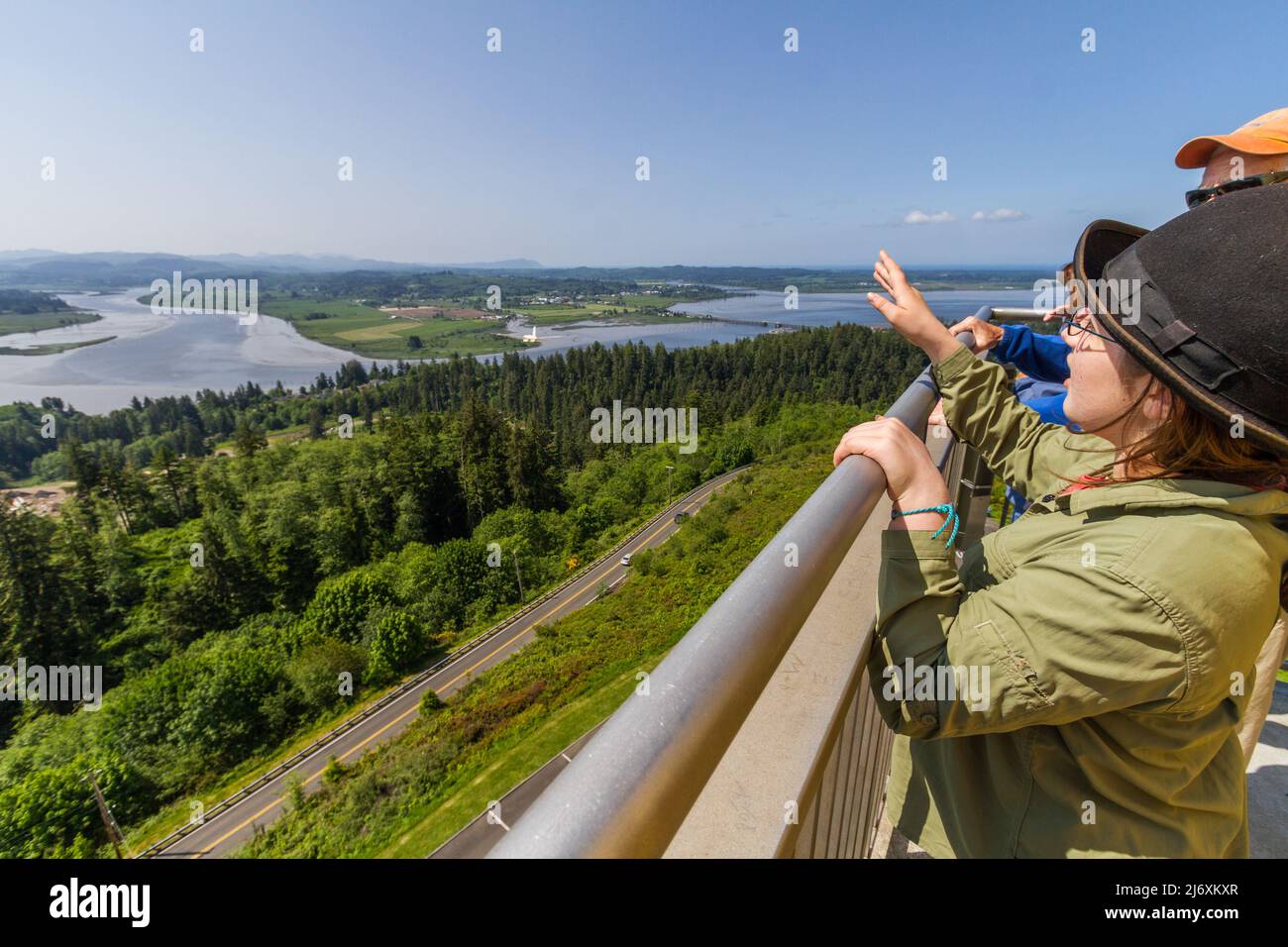 People looking at view - USA Stock Photo