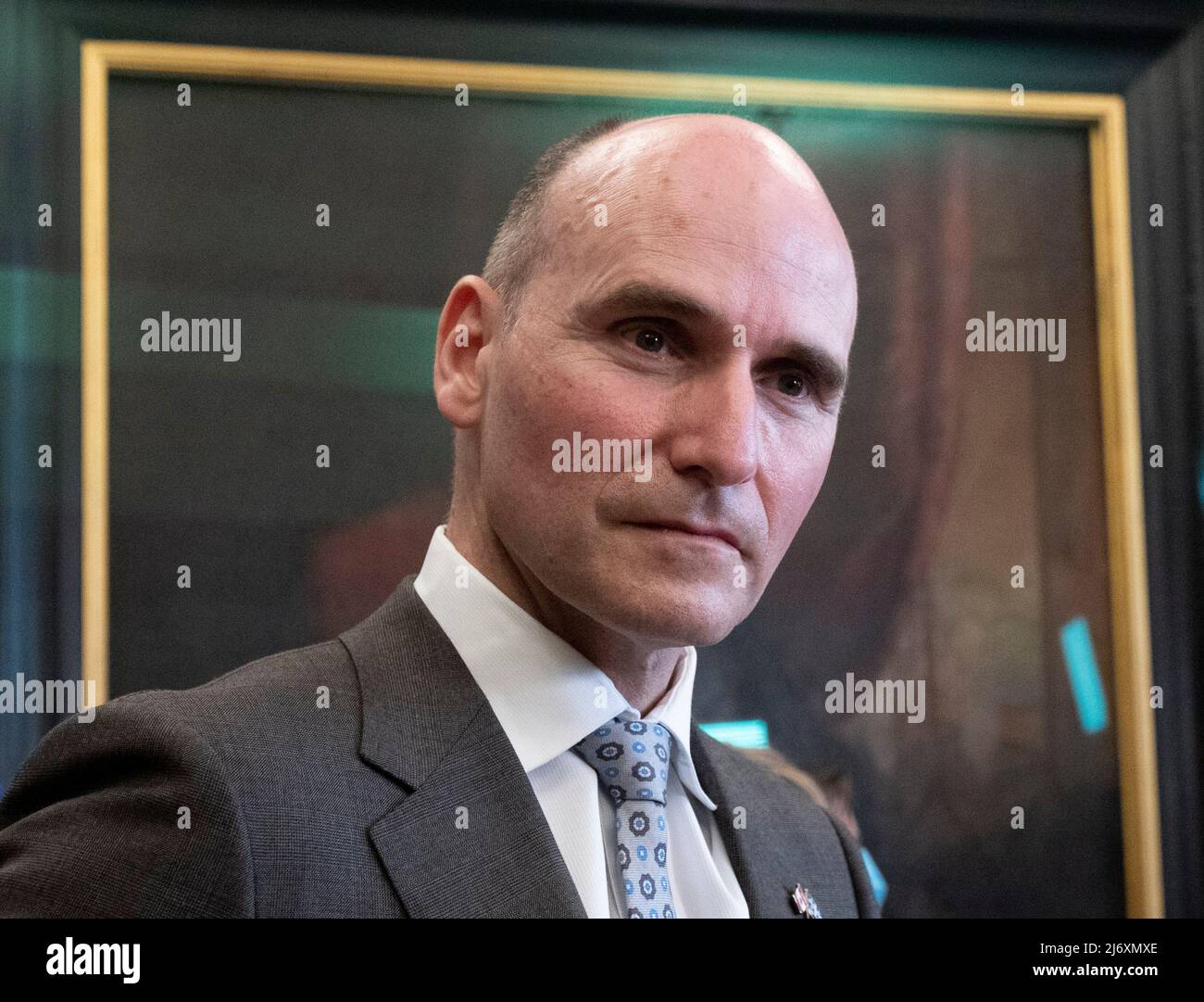 Minister of Health JeanYves Duclos speaks with reporters before