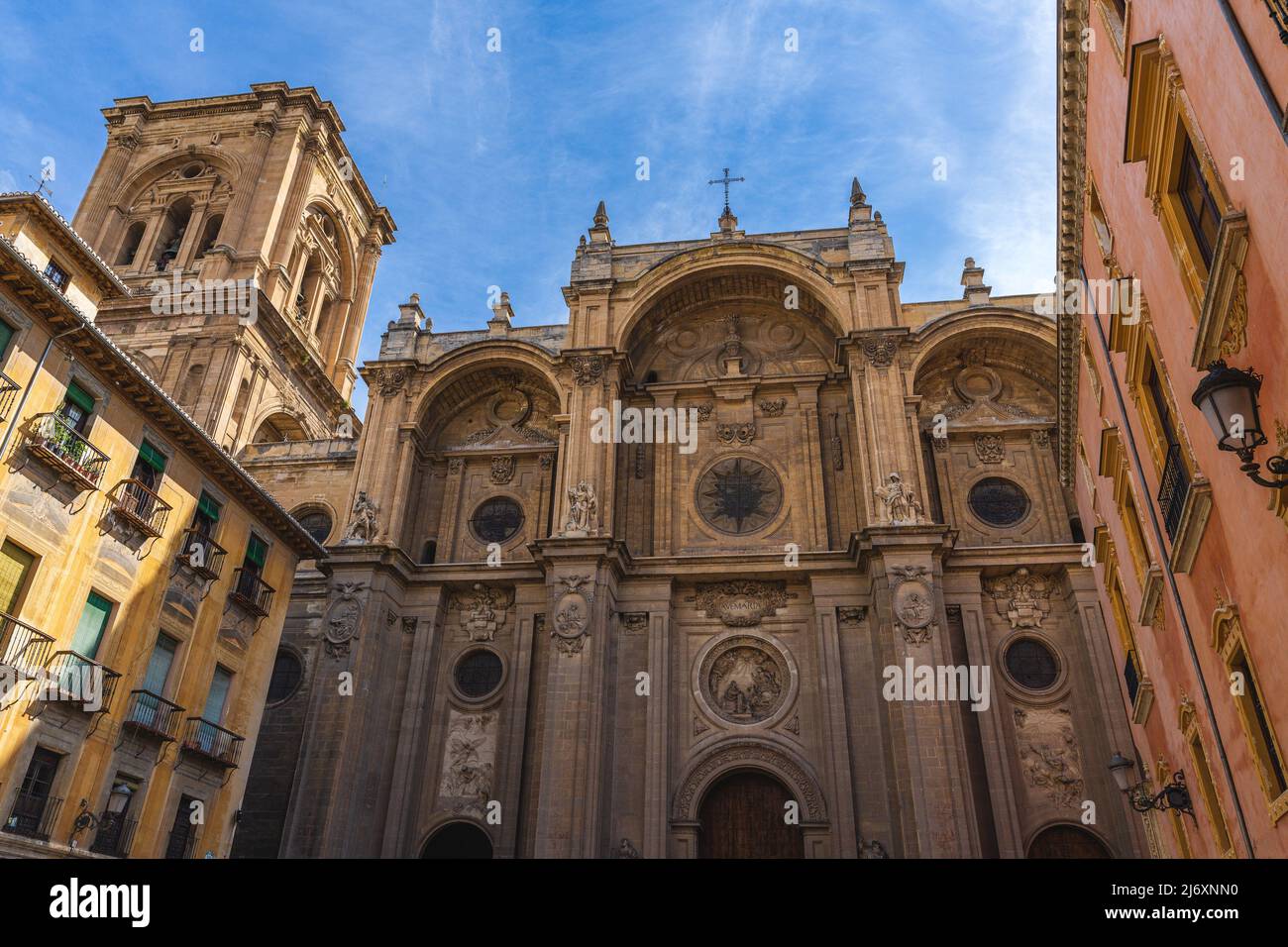 Cathedral of the city of Granada in Andalucia, Spain Stock Photo