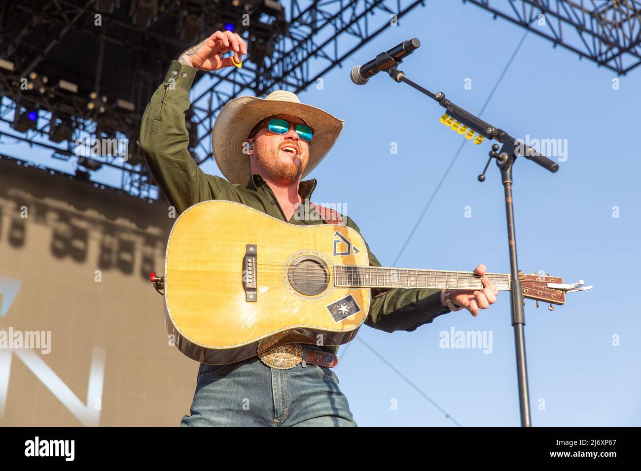Cody Johnson during Stagecoach Music Festival on May 1, 2022, at Empire Polo Fields in Indio