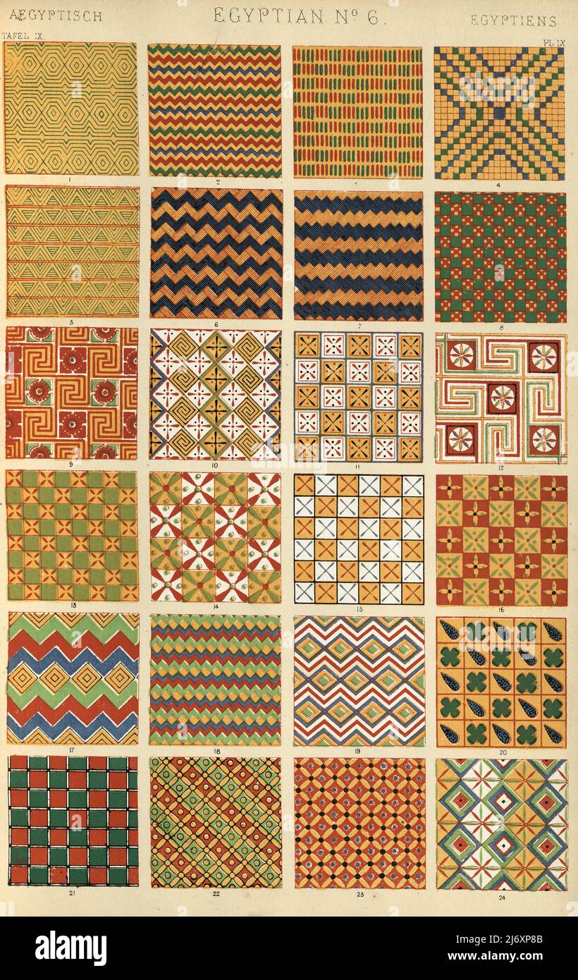 simple egyptian patterns