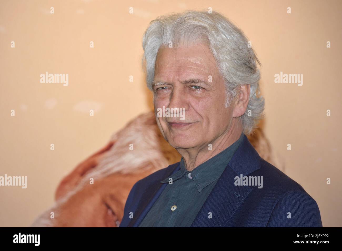 Fabrizio Bentivoglio attends the premiere of the movie 'Settembre' at Space Moderno Cinema on May 03, 2022 in Rome, Italy. Stock Photo