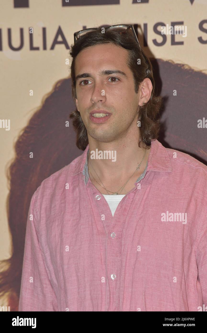 Enrico Borrello attends the premiere of the movie 'Settembre' at Space Moderno Cinema on May 03, 2022 in Rome, Italy. Stock Photo