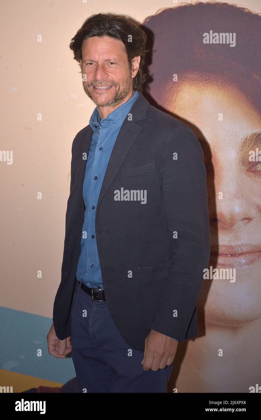 Andrea Sartoretti attends the premiere of the movie 'Settembre' at Space Moderno Cinema on May 03, 2022 in Rome, Italy. Stock Photo