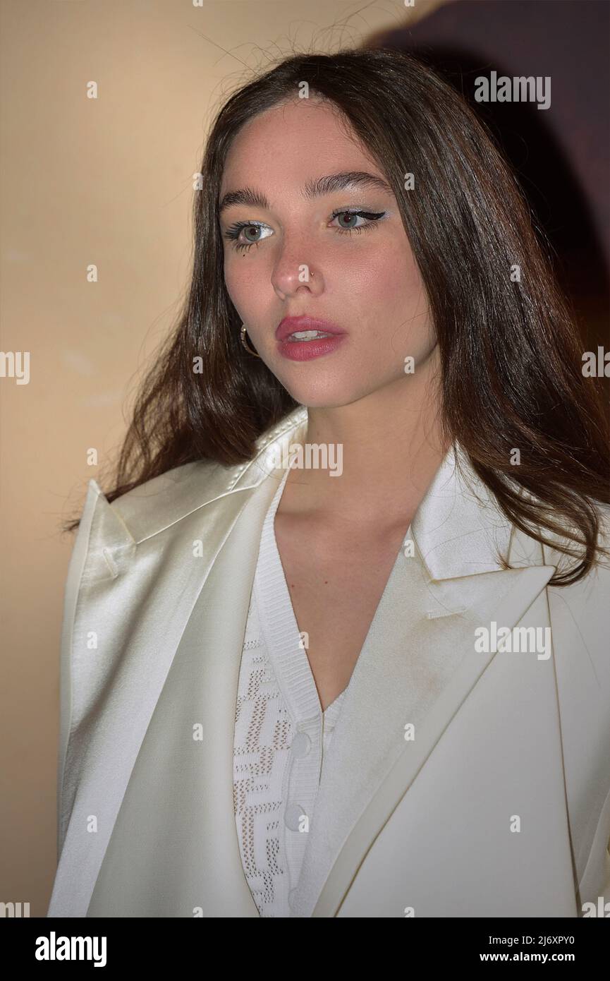 Matilda De Angelis attends the premiere of the movie 'Settembre' at Space Moderno Cinema on May 03, 2022 in Rome, Italy. Stock Photo