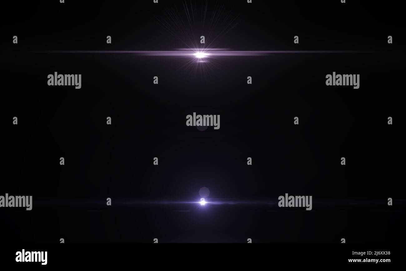 Lens Flare light over background. Easy to add overlay or screen filter