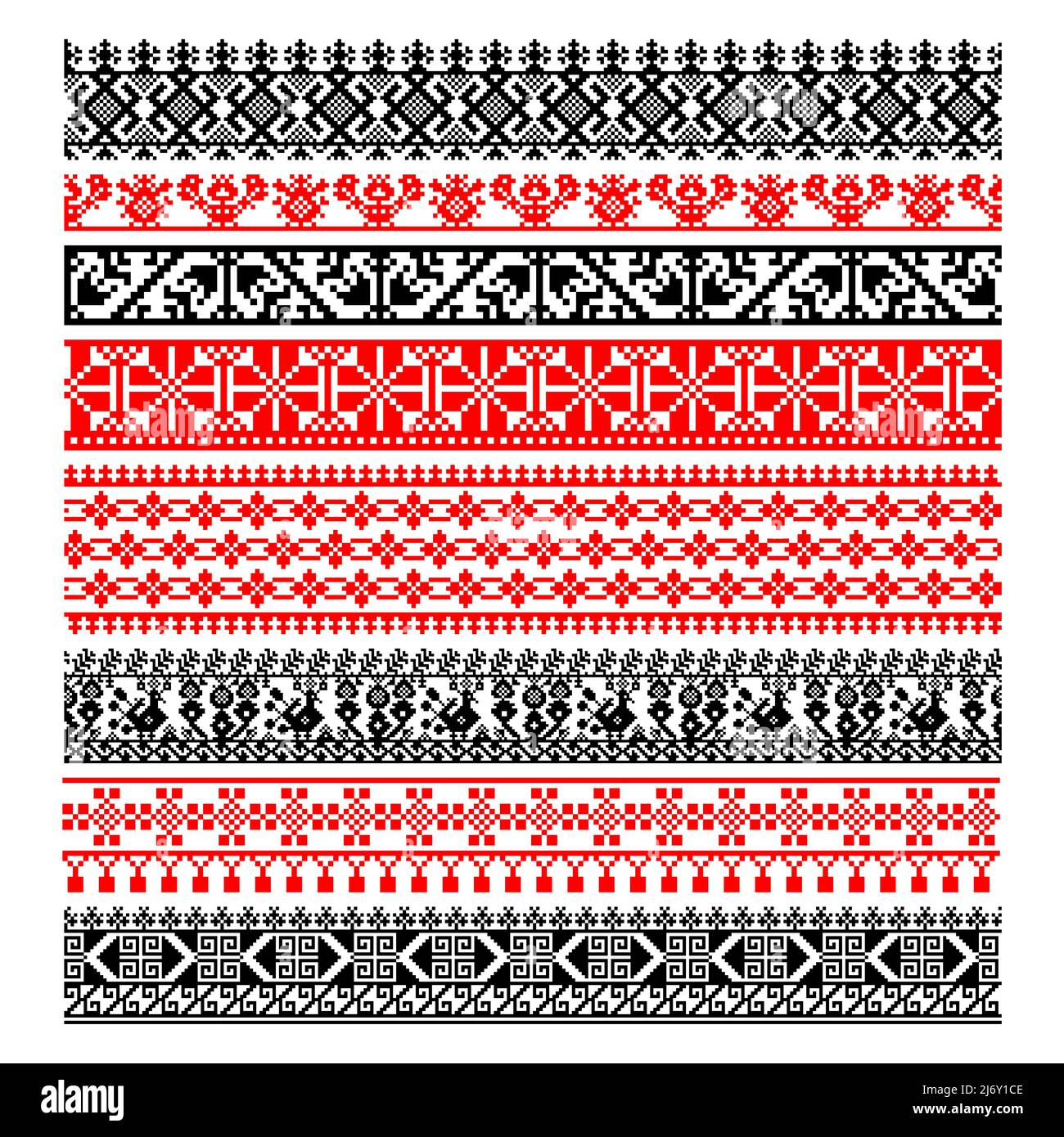 Geometric ethnic ukrainian pattern traditional background seamless ...