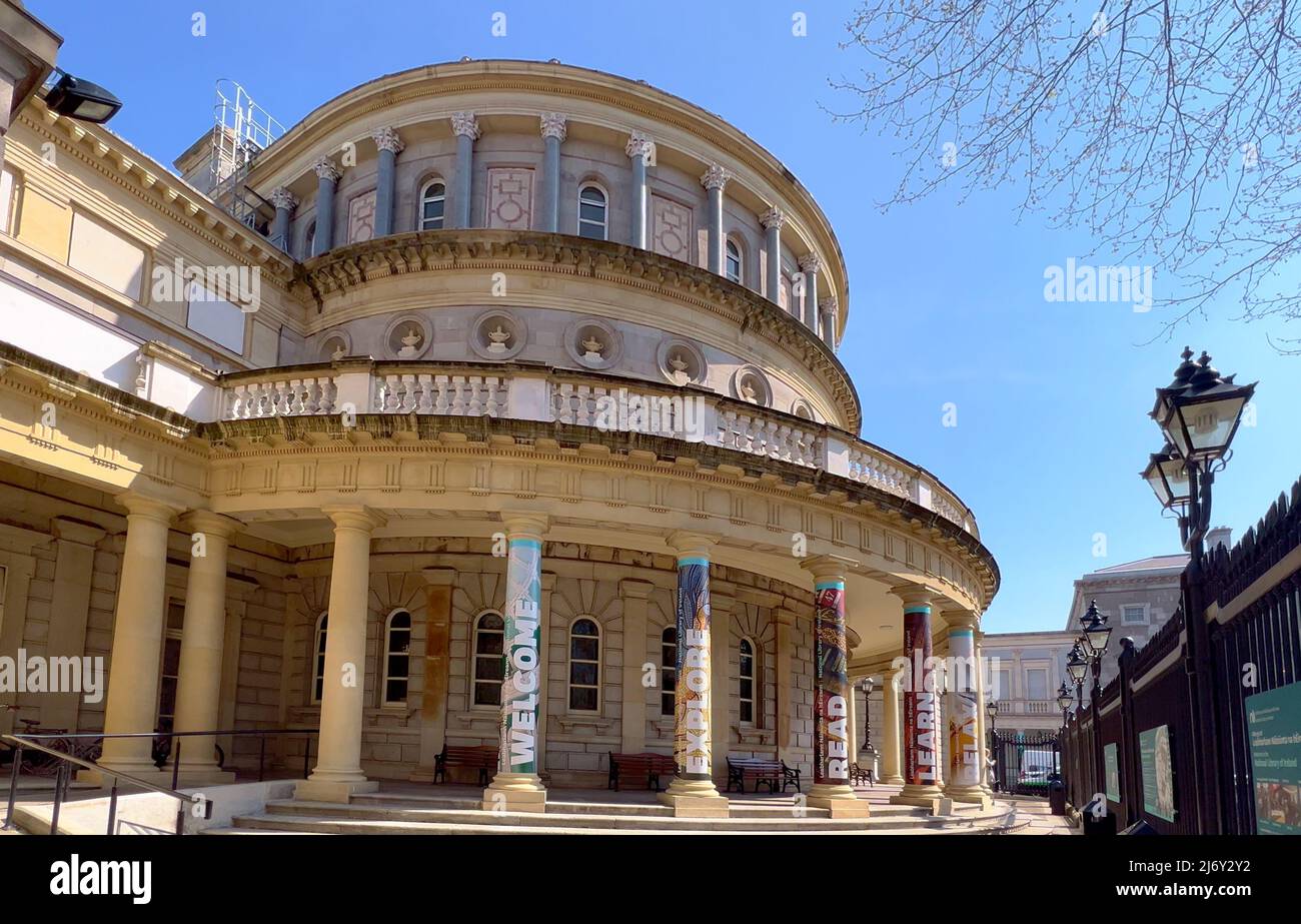 National Library of Ireland in Dublin Stock Photo - Alamy