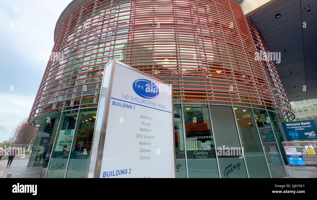 Modern Office building in Dublin called The Oval DUBLIN, IRELAND