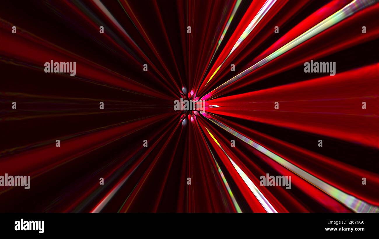 Red tunnel. Computer generated 3d render Stock Photo - Alamy