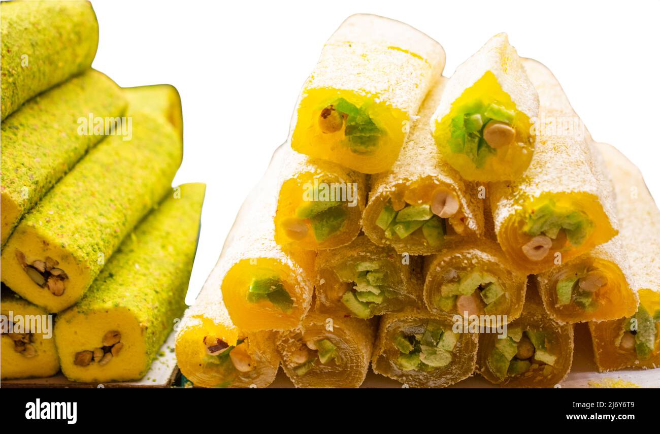 Rahat Comp Traditional Turkish Delight (Rahat Lokum Stock Photo - Alamy