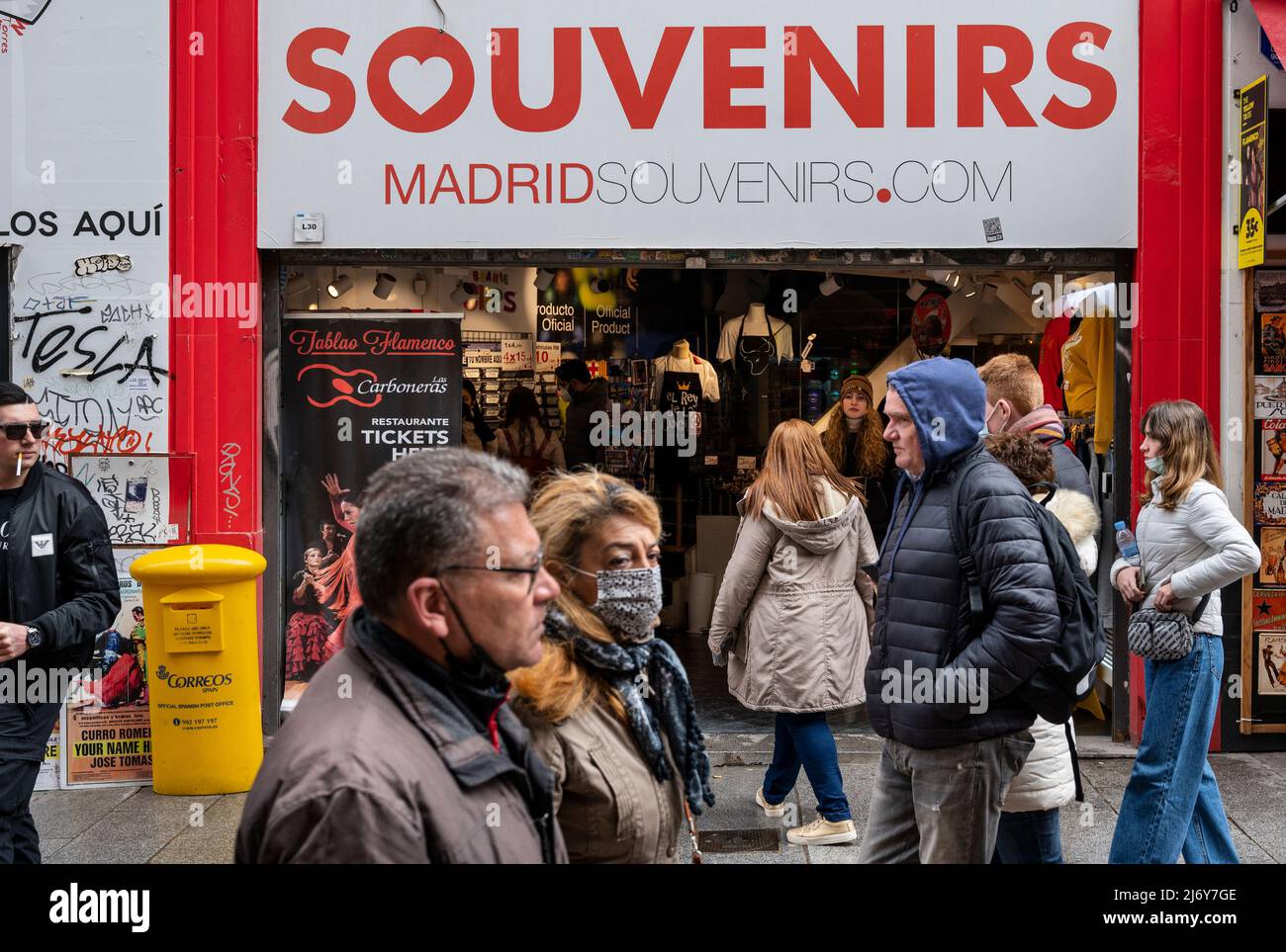 SOUVENIRS MADRID ESPAÑA Fotografía de stock - Alamy