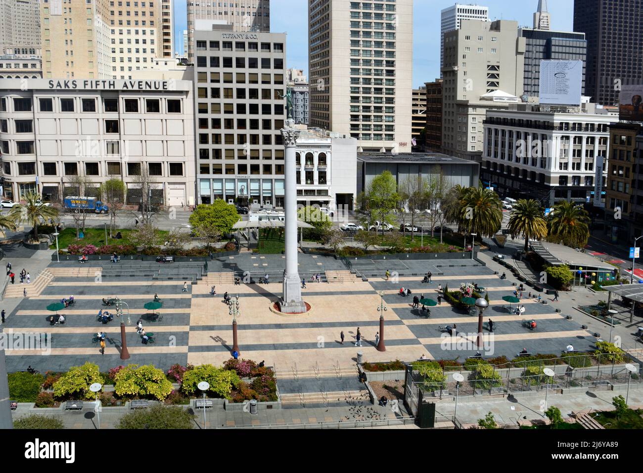 Union Square in San Francisco, California Stock Photo Alamy