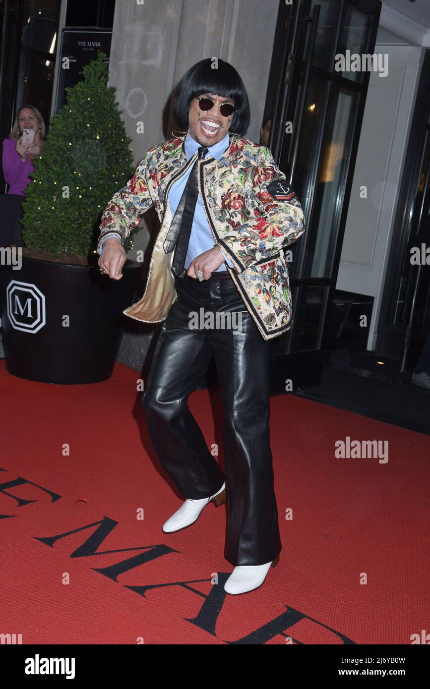 Anderson .Paak at departures for Celebrity Candids - Departing for the Met Gala Part 2, The Mark Hotel, New York, NY May 2, 2022. Photo By: Quoin Pics/Everett Collection Stock Photo