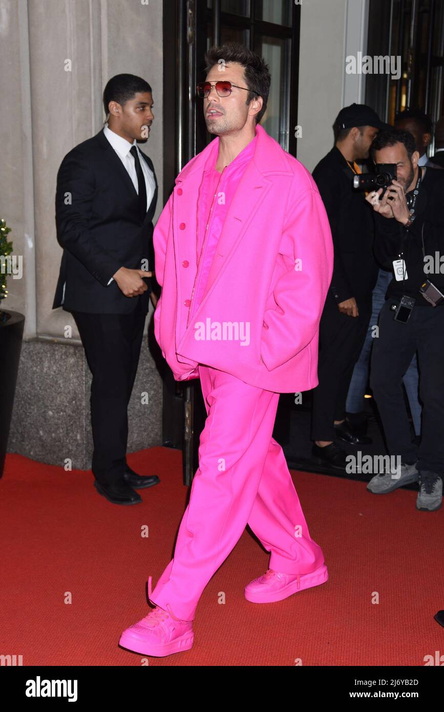 Sebastian Stan at departures for Celebrity Candids Departing for the