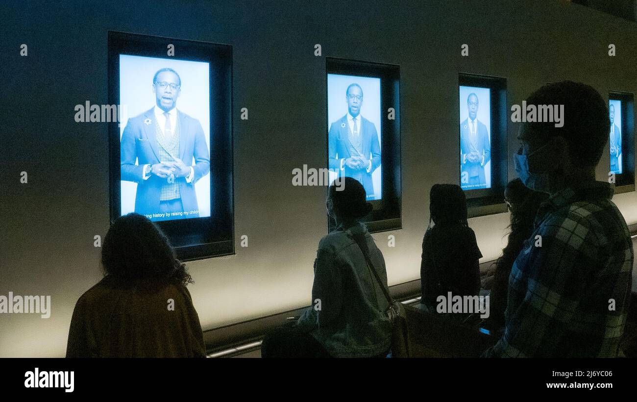 C1 level - A Changing America, 1968 and BEYOND exhibit, National Museum of African American History and Culture Stock Photo