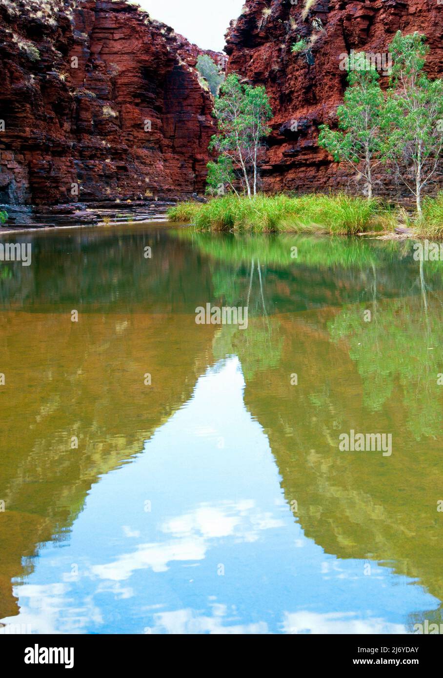 Kalamina Gorge, Karijini National Park, Pilbara, Western Australia Stock Photo