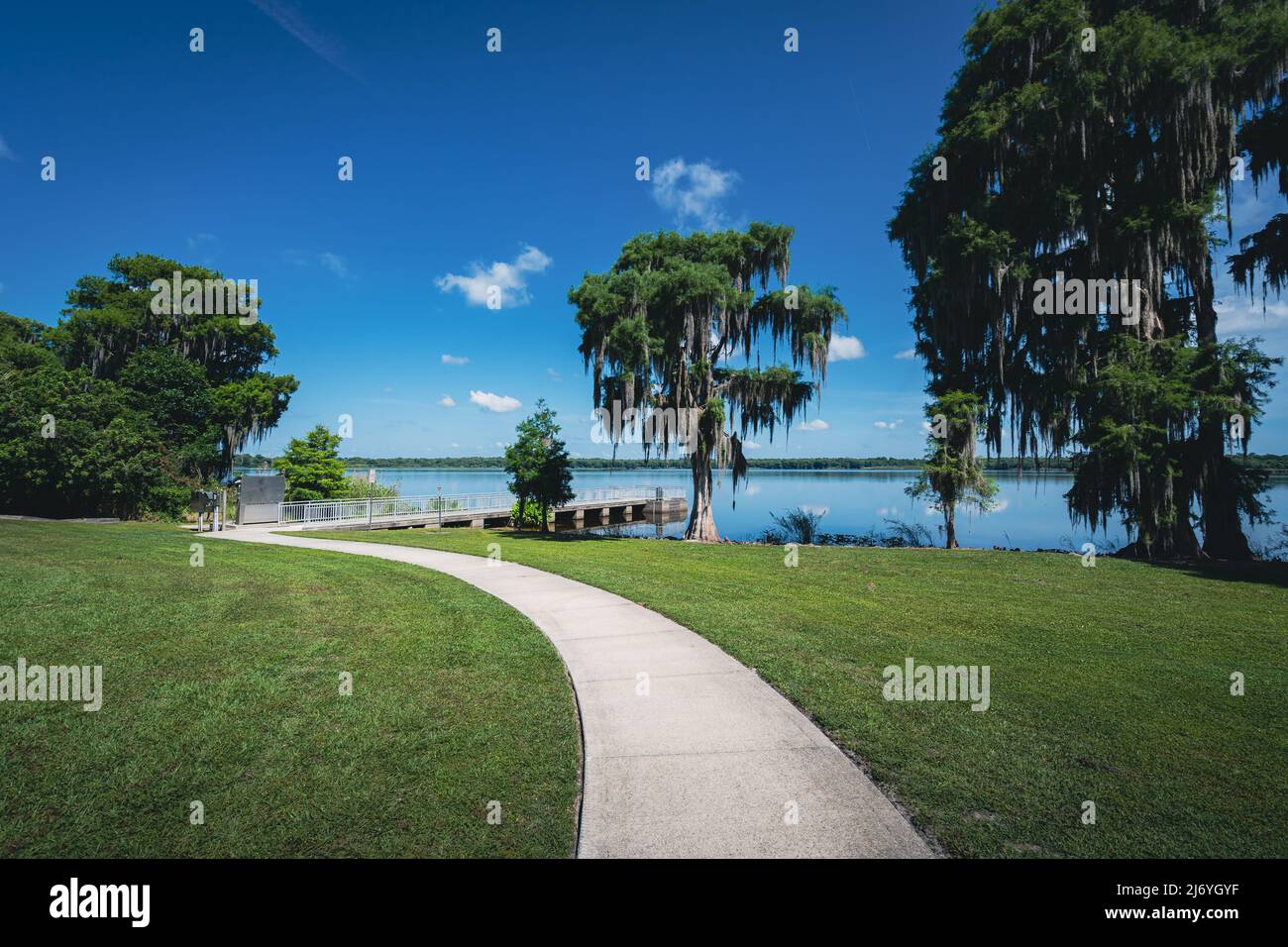 Central Winds recreation park on Lake Jesup in Winter Springs, Florida