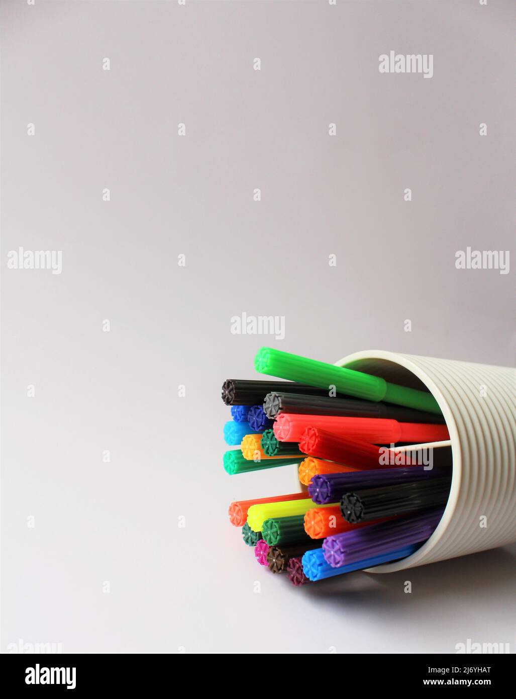 group of marker pen with isolated background Stock Photo