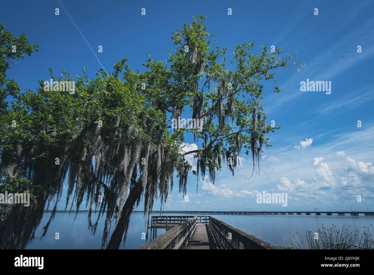 Lake Jesup in Winter Springs in Seminole County, Florida Stock Photo