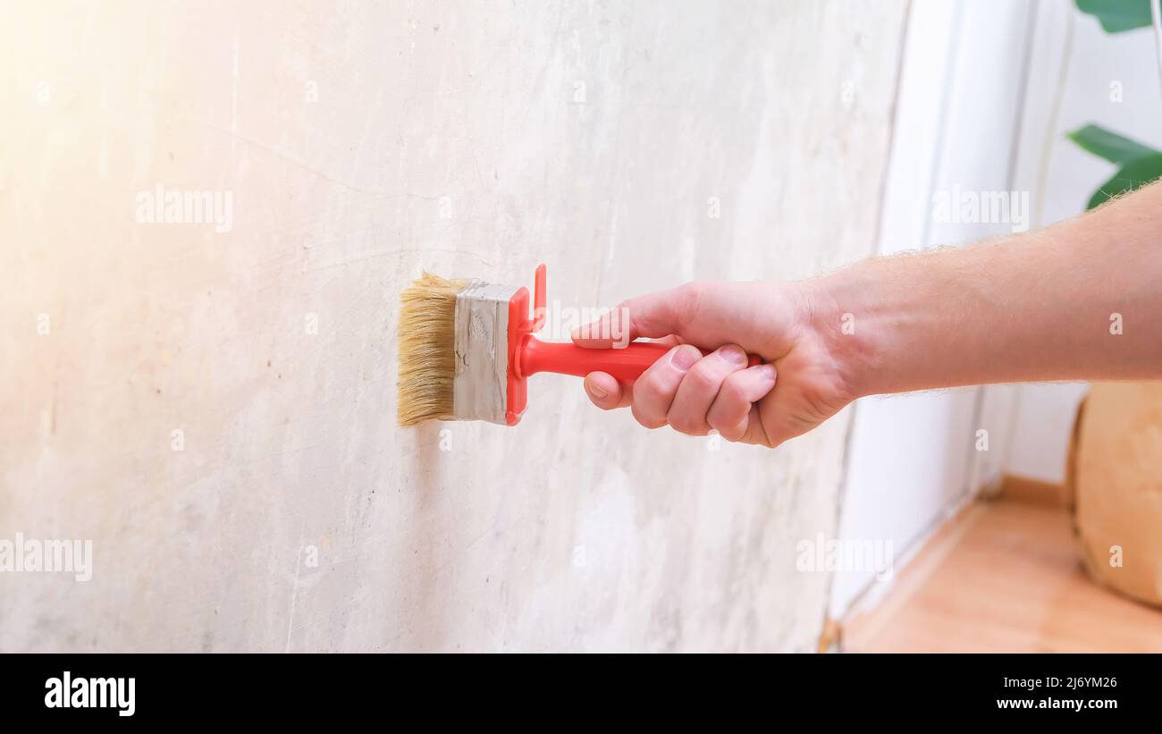 Wallpaper glue hi-res stock photography and images - Page 2 - Alamy