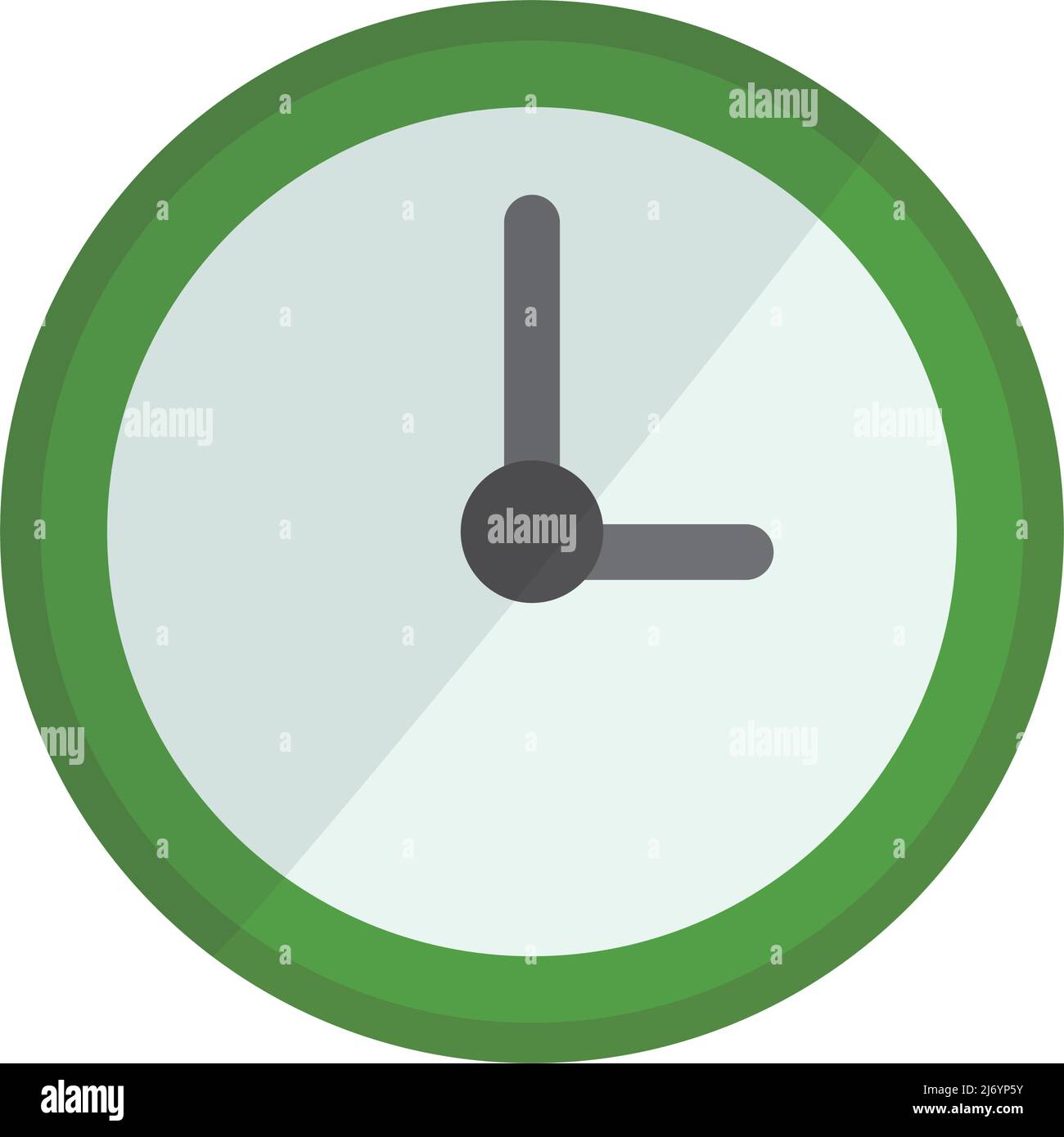 Clock icon. Time and timer icons. Editable vector. Stock Vector